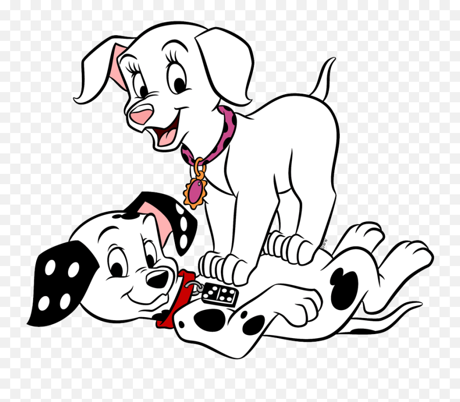 101 Dalmatians Puppies Clip Art 3 Disney Clip Art Galore Emoji,Dominos Clipart