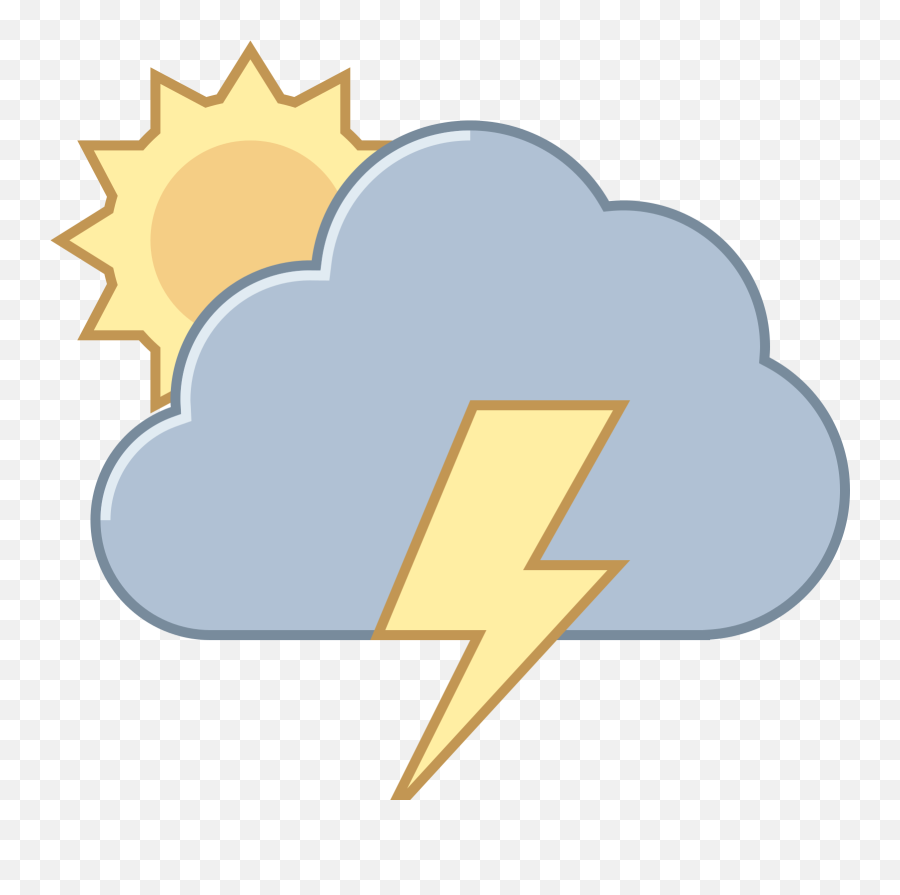 Flood Clipart Stormy Day - Mostly Sunny Clipart Png Emoji,Stormy Clipart