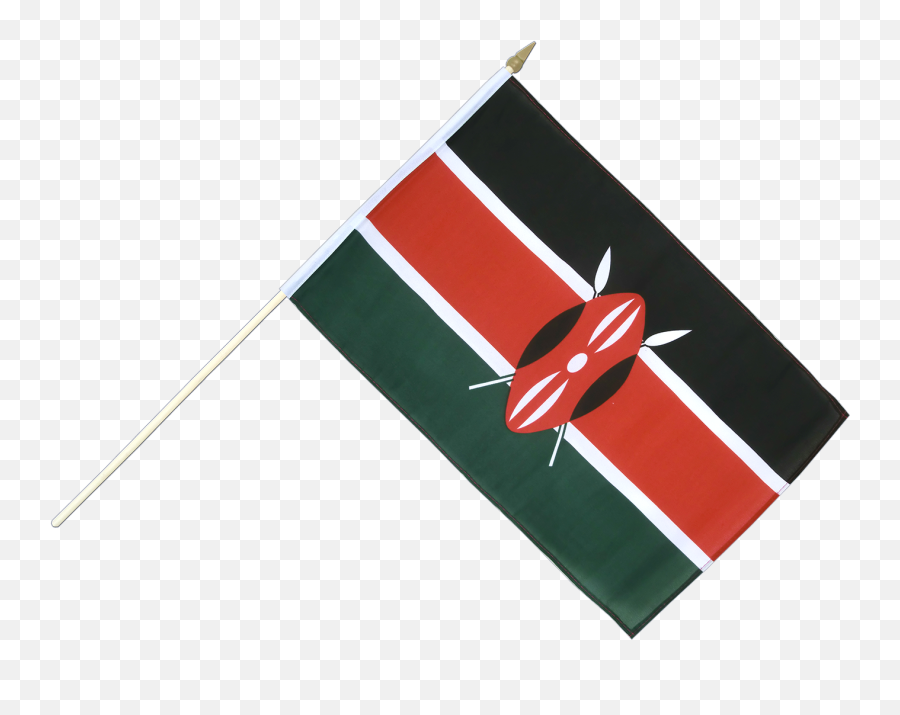 Hand Waving Flag 12x18 - Kenya Flag Clipart Full Size Emoji,Waving Flag Clipart