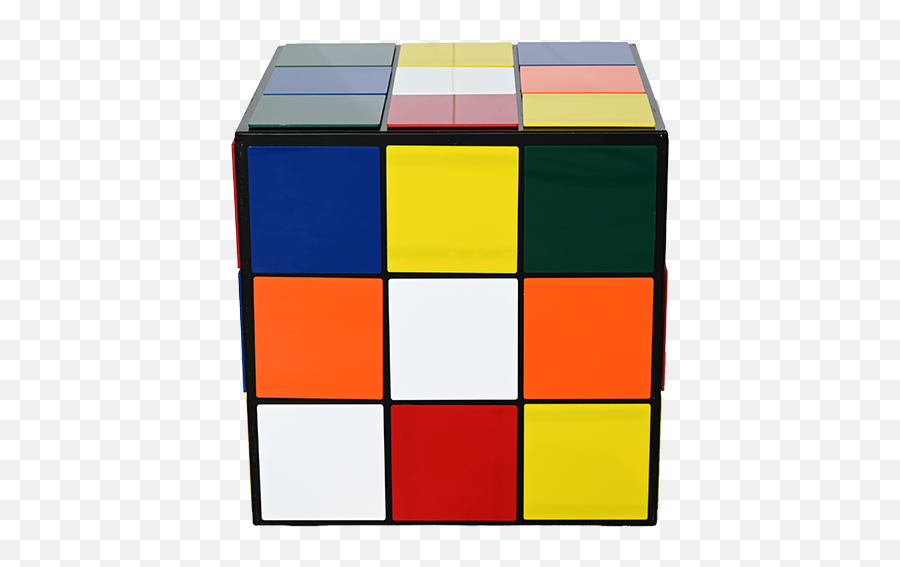 Rubiku0027s Cube Ottoman Emoji,Rubik Cube Logo