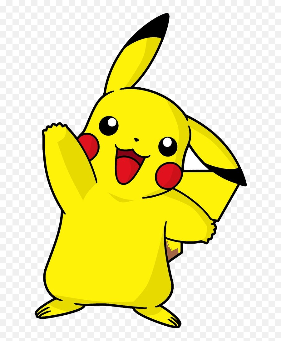 Pikachu Waving Hand Clipart Transparent - Clipart World Pikachu Transparent Background Emoji,Pikachu Clipart