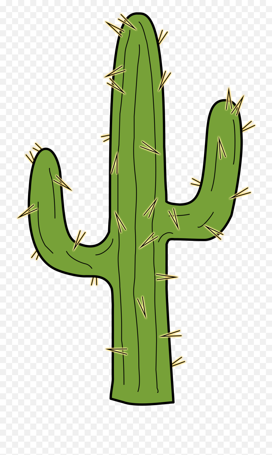 Cactus Clipart Png Hq Transparent - Cactus Clipart Emoji,Cactus Clipart