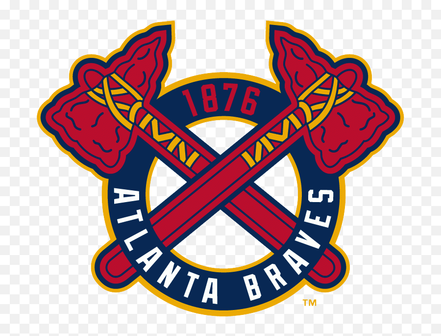 Sticker Atlanta Braves Logo T - Atlanta Braves Emoji,Atlanta Braves Logo