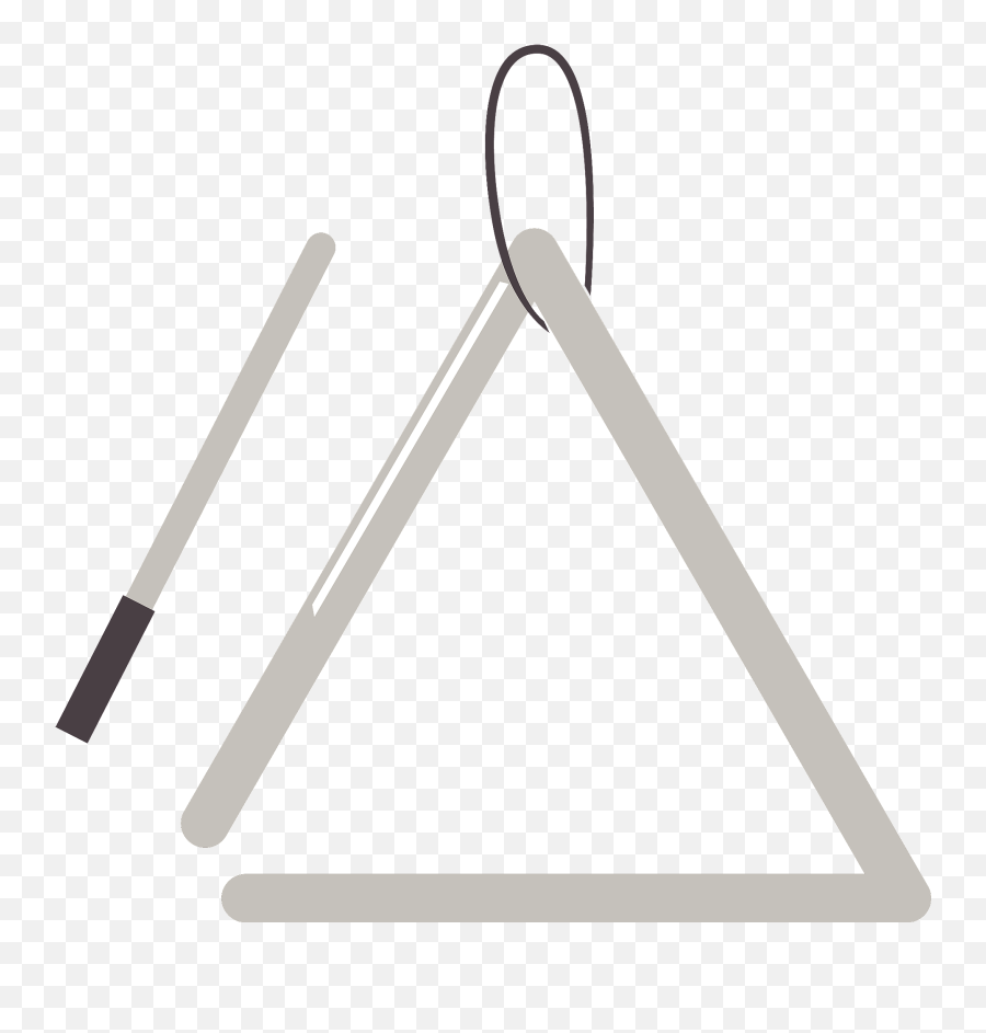 Triangle Musical Instrument Clipart - Triangle Music Clipart Png Emoji,Triangle Transparent