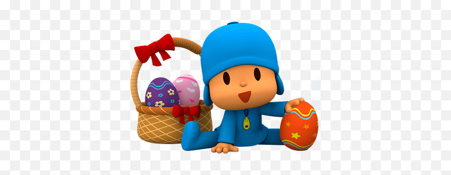 Check Out This Transparent Pocoyo Found Easter Eggs Png Image - Pocoyo Stl Emoji,Easter Eggs Png