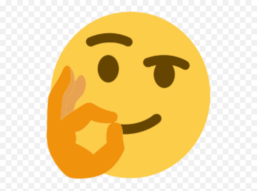 Ok Hand Thinking Emoji - Ok Face Emoji Meme,Ok Hand Emoji Png