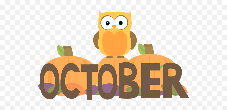Free Clip Art - October Month Clipart Emoji,October Clipart