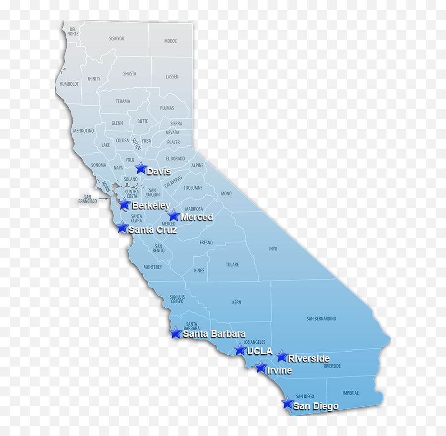 Uc Campus Tours U2022 Admit Guide Uc Admission Advising - Uc Riverside Map California Emoji,California Map Png