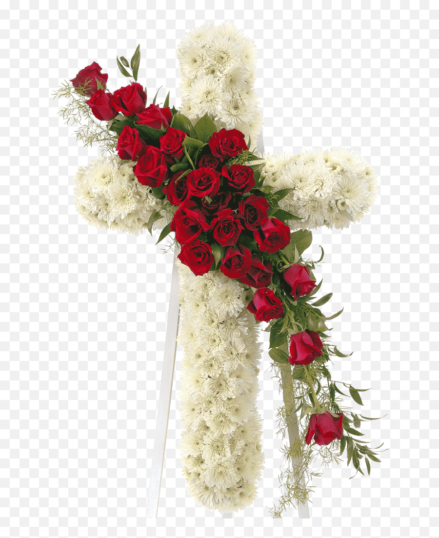 Library Of Cross Funeral Flowers Banner Freeuse Png Files - Transparent Funeral Flowers Png Emoji,Sympathy Clipart