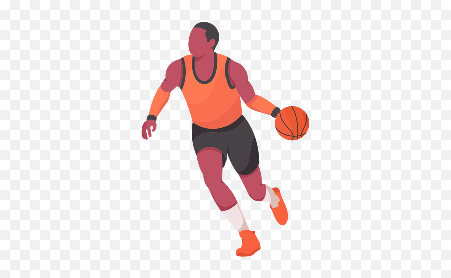 Basketball Player Flat - Jugador De Basquet Animado Emoji,Basketball Transparent Background