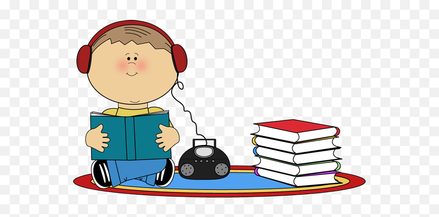 Reading Clip Art - Reading Images Listen To Reading Clipart Emoji,Headphones Clipart