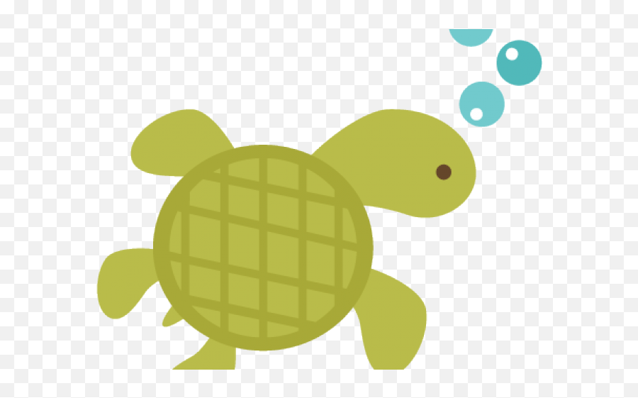 Sea Turtle Clipart Underwater - Turtles Cartoon Transparent Background Emoji,Sea Turtle Clipart