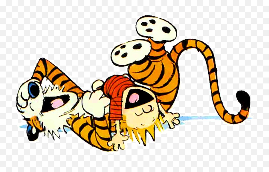 Laugh Clipart Belly Laugh Belly - Calvin And Hobbes Transparent Emoji,Laughing Clipart