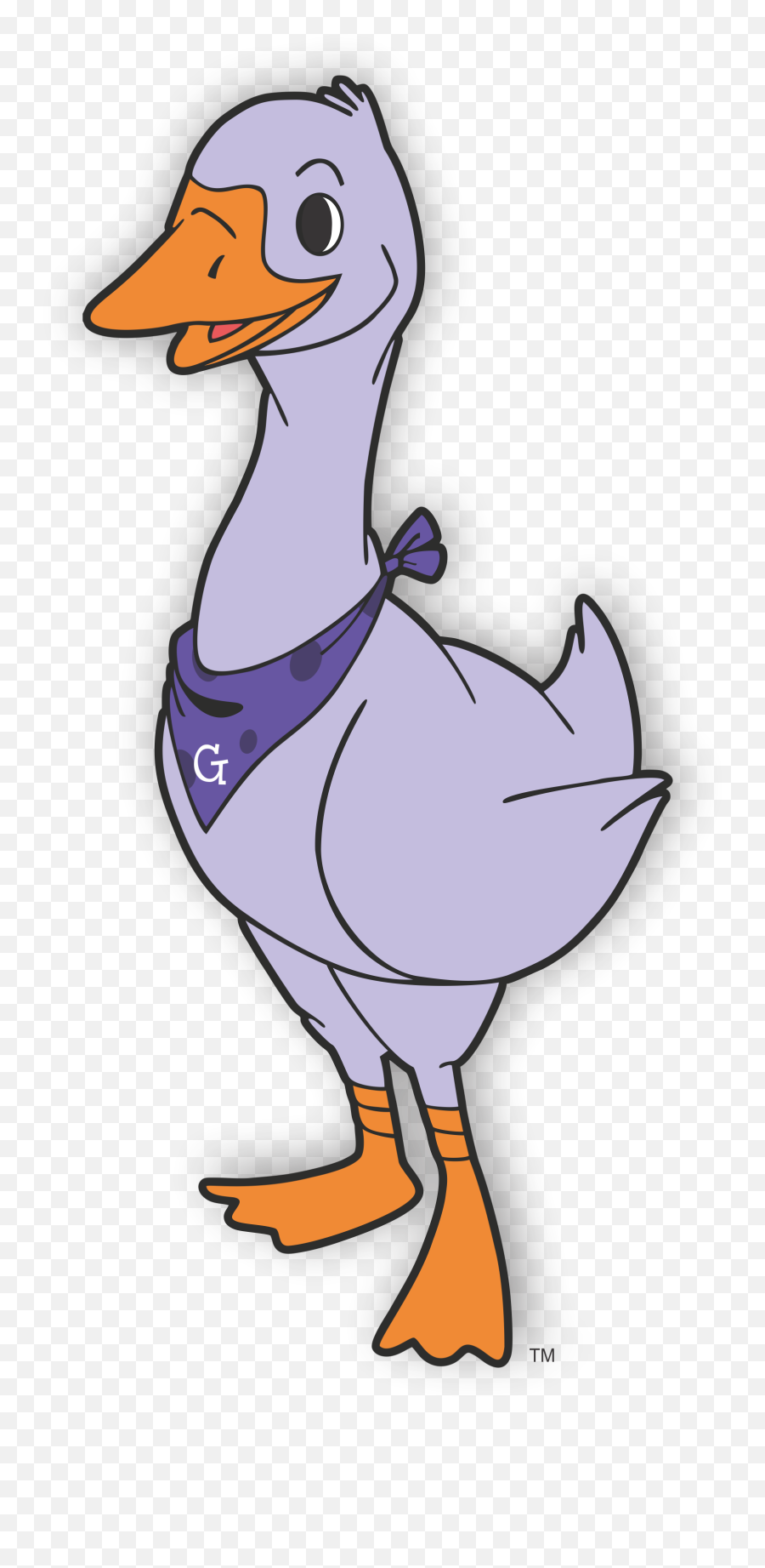 Grasin The Grape Goose - Animal Figure Emoji,Goose Logo