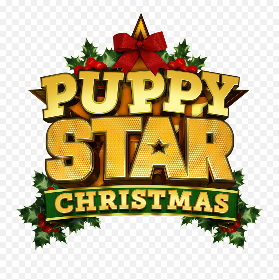 Download Hd Pup Star Season - Puppy Star Christmas Logo Tomb Of Akbar The Great Emoji,Christmas Logo