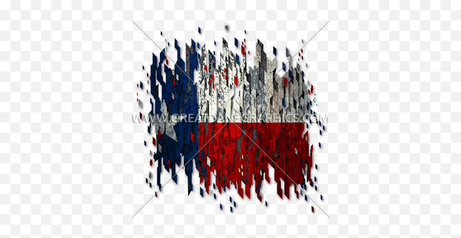 Digital Flag Texas Production Ready Artwork For T - Shirt Emoji,Texas Flag Transparent