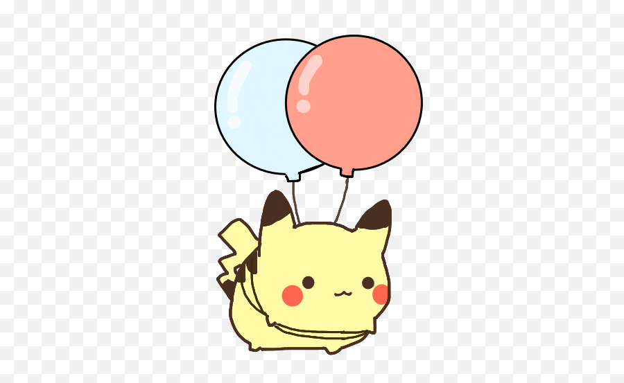 Download Pikachu Clipart Kawaii - Kawaii Cute Pikachu Full Cute Pikachu Png Emoji,Pikachu Clipart