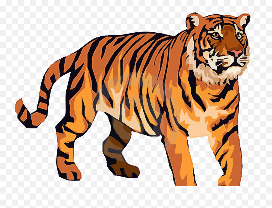 Tiger Clipart - Tiger Emoji,Tiger Clipart