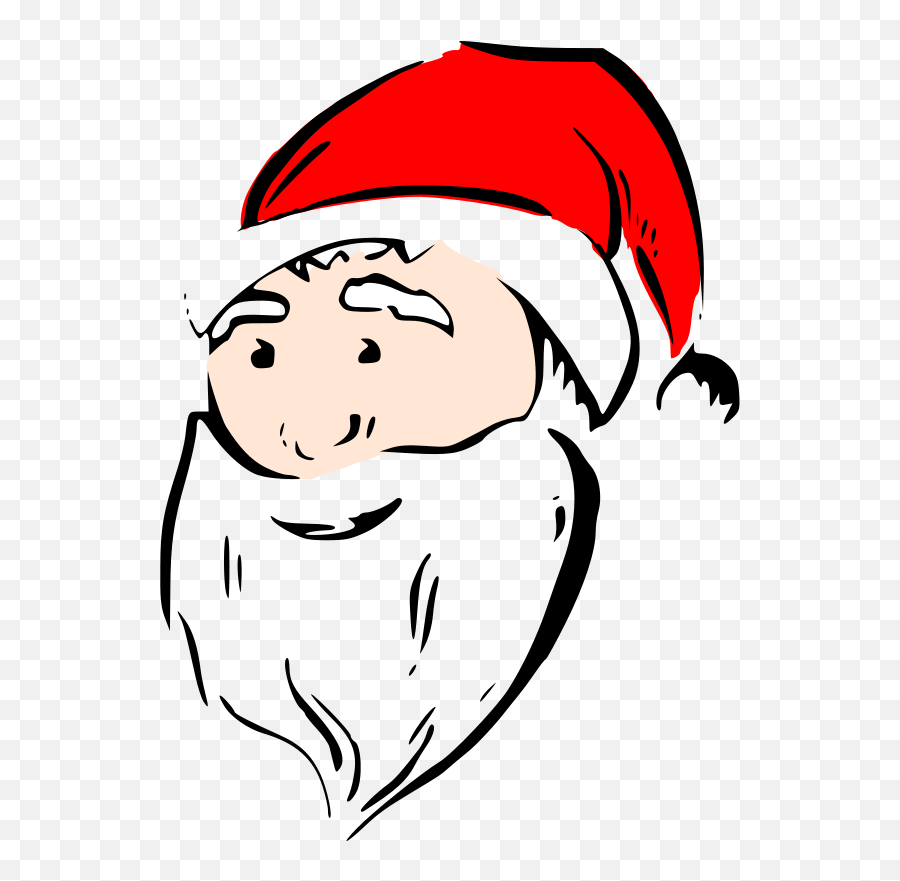 Free Clip Art - Santa And Christmas Tree Clipart Free Emoji,Santa Face Clipart