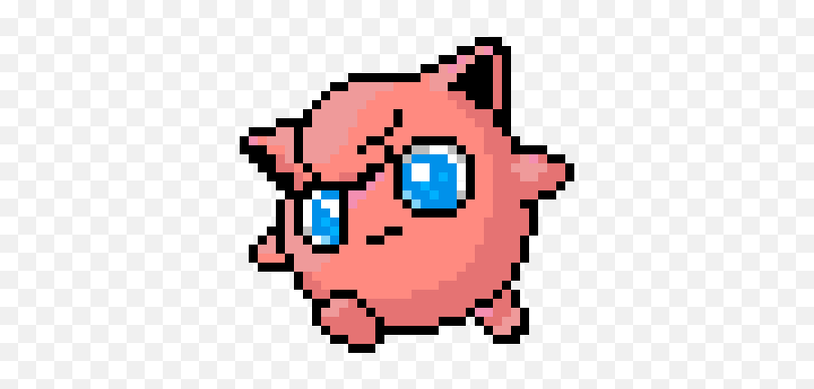 Jiggly Puff - Pixel Jigglypuff Transparent Emoji,Jigglypuff Png