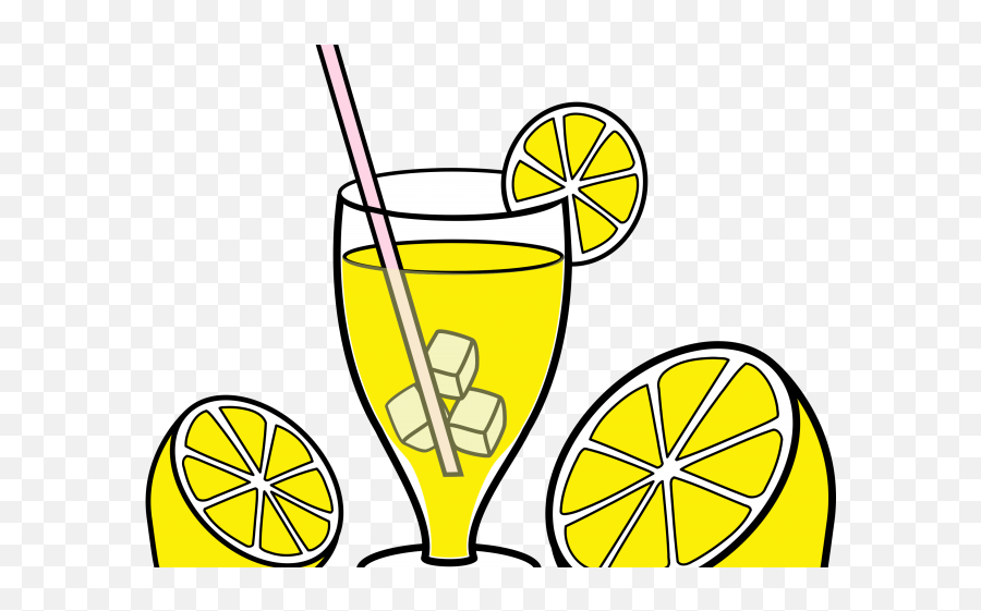 Drinks Clipart Lemonade - Lemon And Lemonade Clipart Clipart Of A Lemonade Emoji,Drinks Clipart