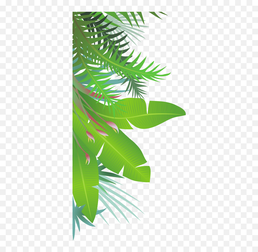 Jungle Leaves Image Png Transparent - Vertical Emoji,Jungle Leaves Png