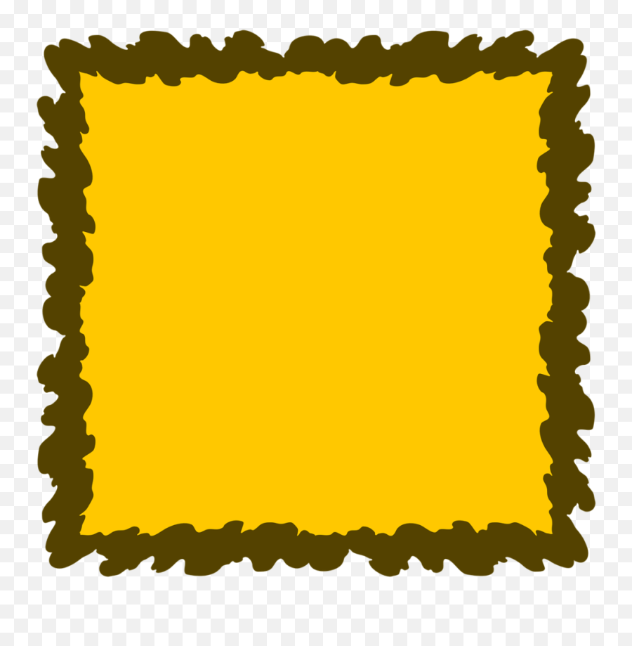 Download Hd Yellow Frame Background Backgrounds Textures - Background Yellow Border Design Emoji,Border Transparent Background