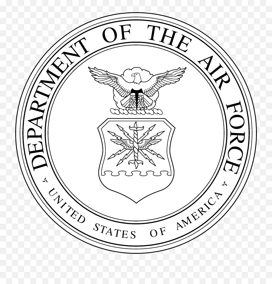 Air Force Logo Png Transparent - Department Of The Air Force Logo Black Emoji,Air Force Logo