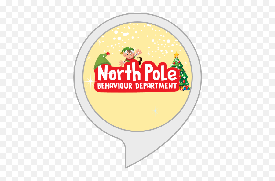 Amazoncom Santau0027s Little Helper Alexa Skills - North Pole Behaviour Department Clipart Emoji,North Star Clipart