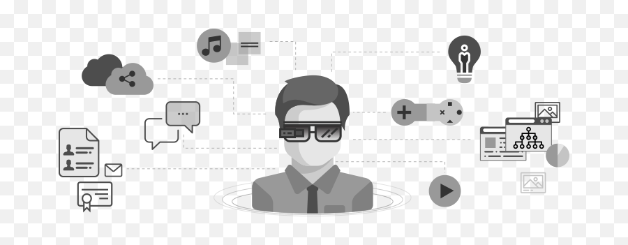Augmented Virtual Reality Aurosys Solutions - Language Emoji,Virtual Reality Png