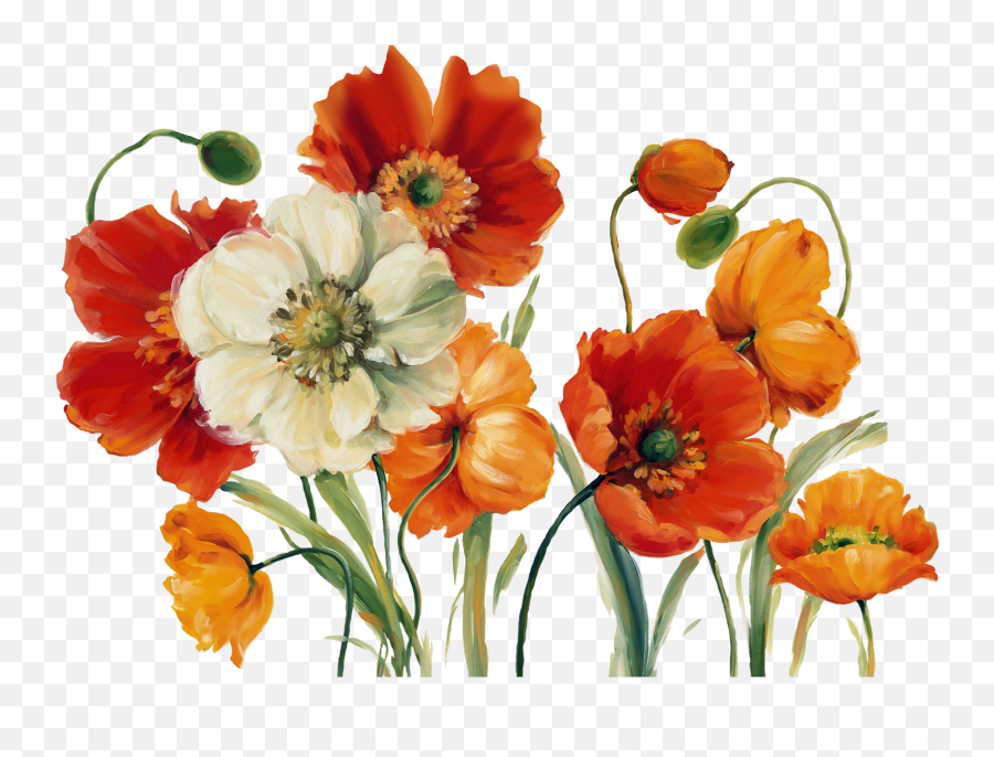 Orange Flower Png Images In Emoji,Orange Flowers Png
