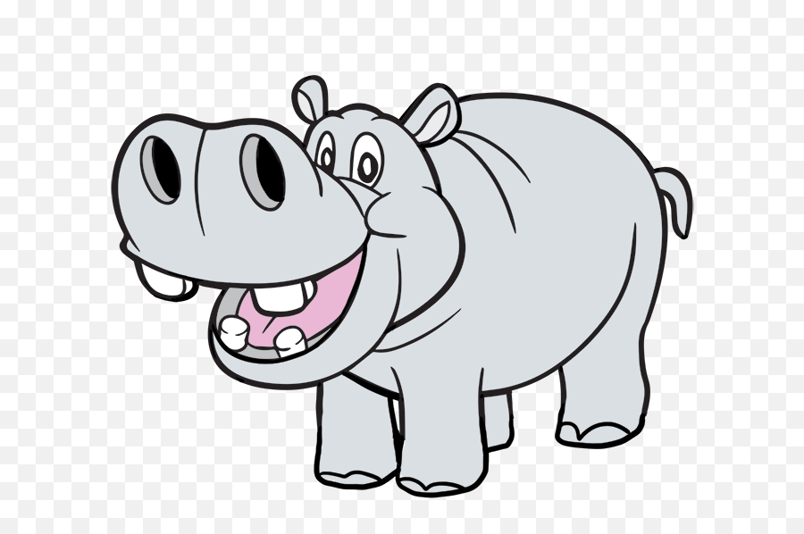 Cute Hippo Cliparts Png Images Emoji,Hippopotamus Clipart