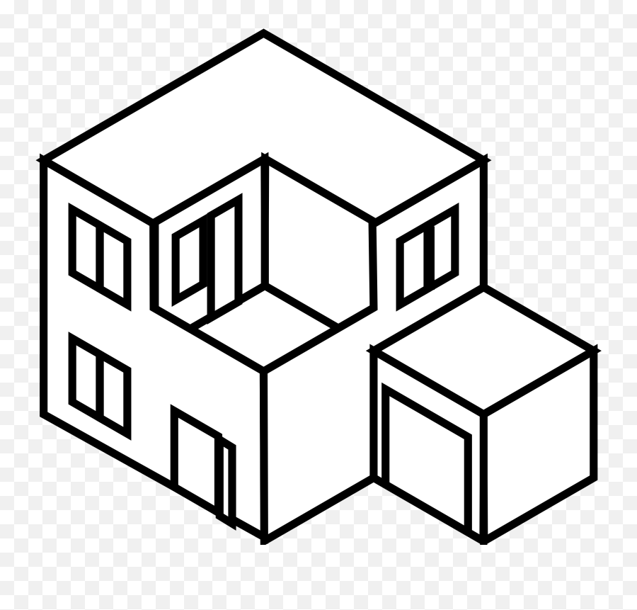 Black And White House Drawing - Clipart Best House Line Drawing Emoji,House Clipart Black And White