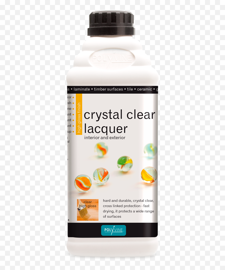 Polyvine - Crystal Clear Lacquer Emoji,Crystal Transparent