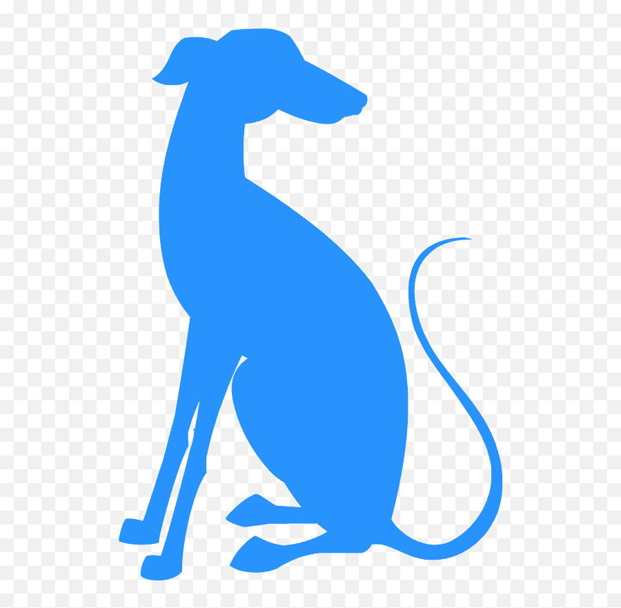 Greyhound Silhouette - Free Vector Silhouettes Creazilla Emoji,Silhouette Transparent