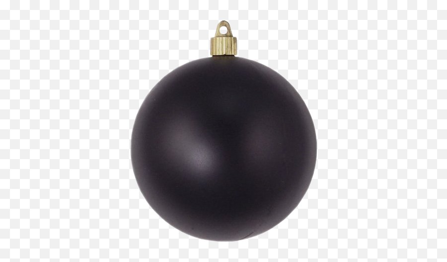 Single Black Christmas Ball Png Clipart Png Mart Emoji,Christmas Ball Clipart