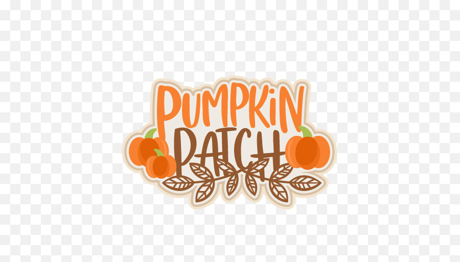 Pumpkin Patch Title Svg Scrapbook Cut File Cute Clipart Emoji,Cute Pumpkins Clipart