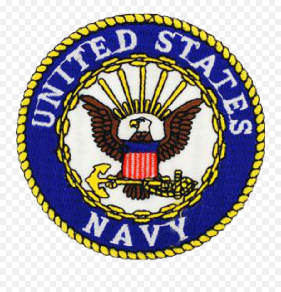 Us Navy 3 Embroidered Patch - Us Navy Emoji,Navy Logo