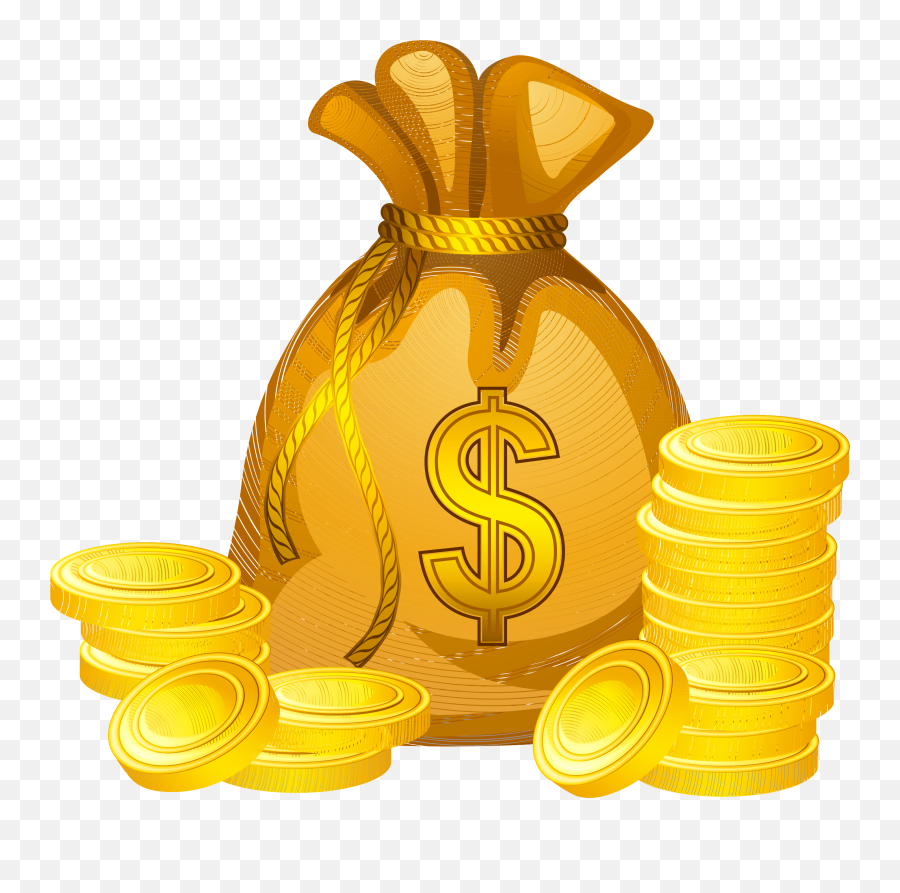 Money - Coin Transparent Background Money Clipart Emoji,Money Bag Clipart