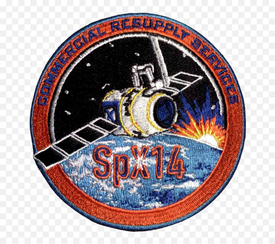 Crs Spacex 14 - Spacex Emoji,Spacex Logo