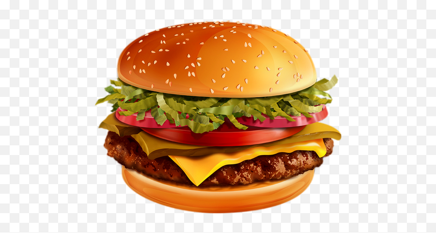 Fast - Vector Burger Png Emoji,Hamburger Png
