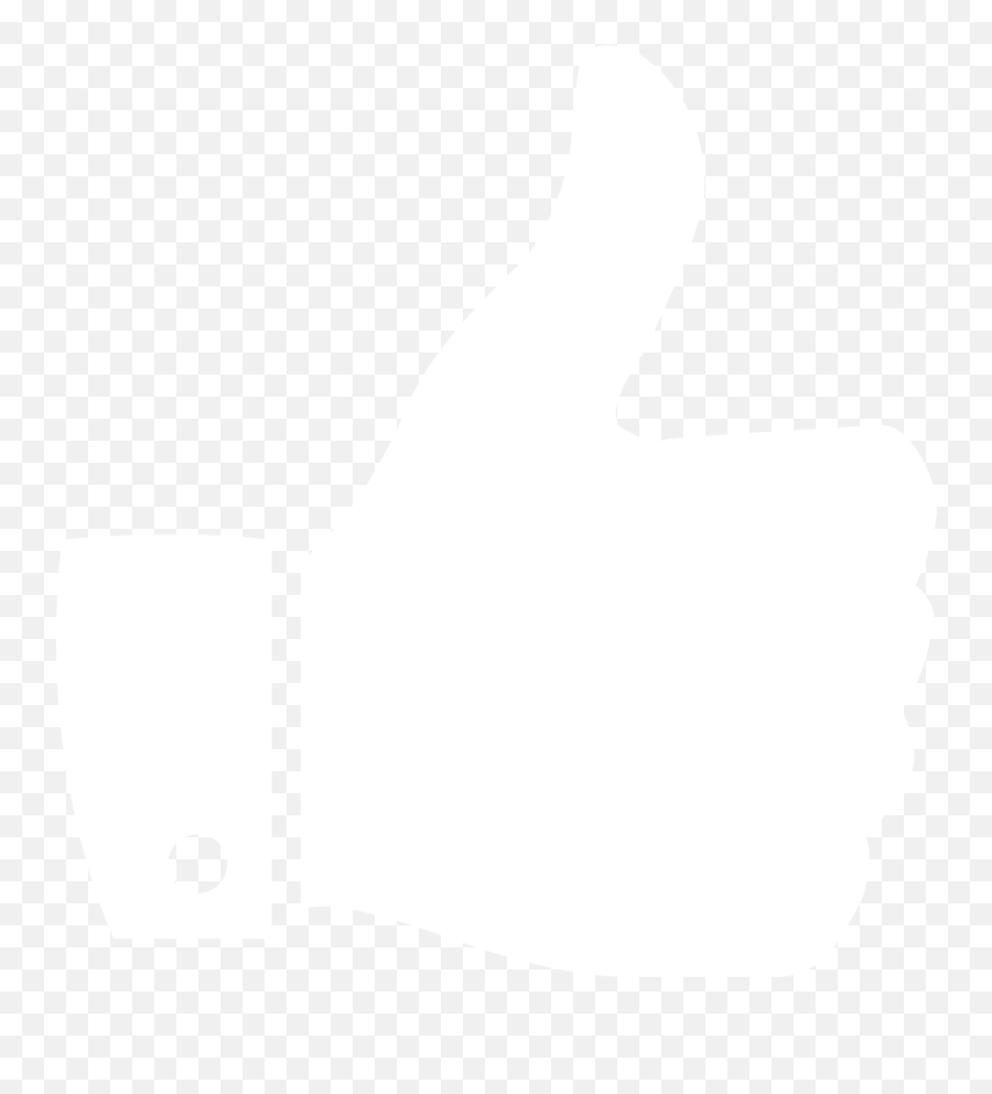 White Icon Transparent Cartoon - Facebook Like White Png Emoji,Follow Us On Facebook Logo