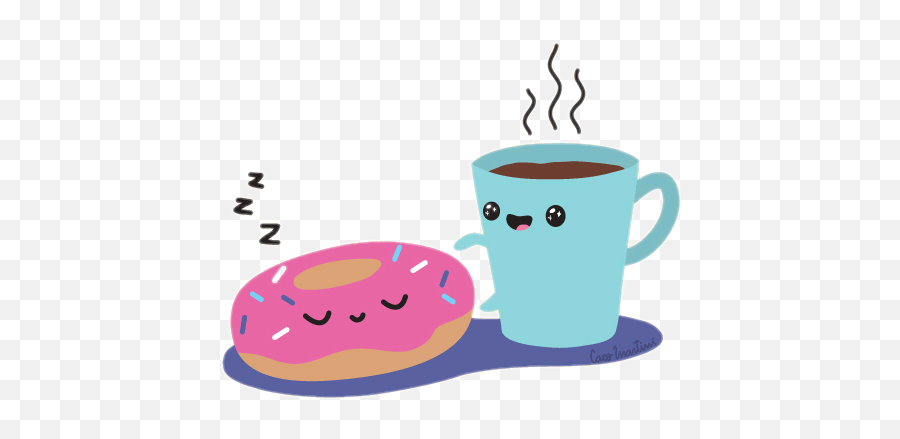 Coffee - Cute Donut Gif Emoji,Coffee And Donuts Clipart