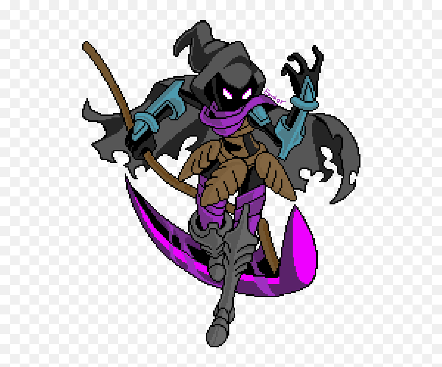 I Made Raven In The Style Of Specter - Showdown Characters Emoji,Shovel Knight Logo