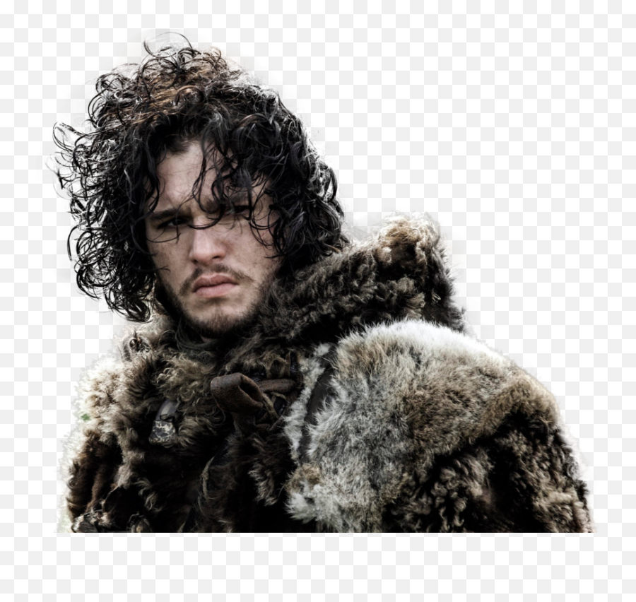 Jon Snow Transparent Background Free - Game Of Thrones Jon Snow Png Emoji,Snow Background Png