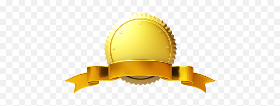 Gold Ribbon Award Png - Transparent Background Award Ribbon Png Emoji,Award Png