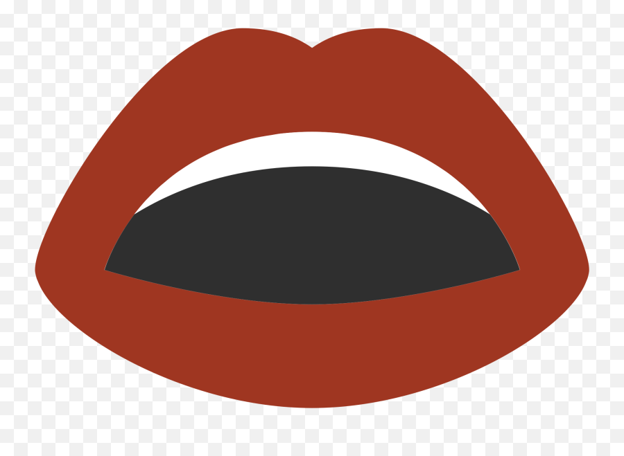 Mouth Svg Red Lips Clipart - Mouth Emoji,Red Lips Clipart