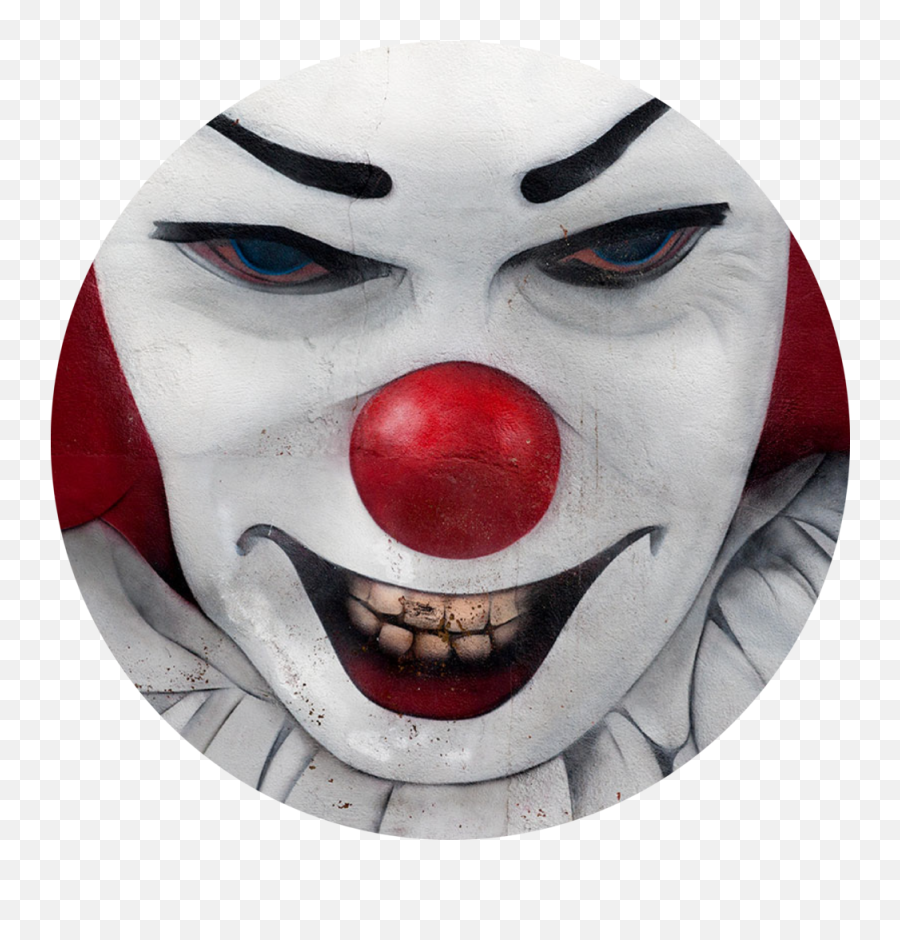 Scary Clown Png - Scary Clown Scary Clown Face Paint Clown Emoji,Clown Face Png