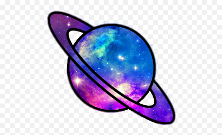 Download Planet Planets Galaxy Galaxia Saturn Tumblr - Case Galaxy Saturn Sticker Emoji,Planets Transparent