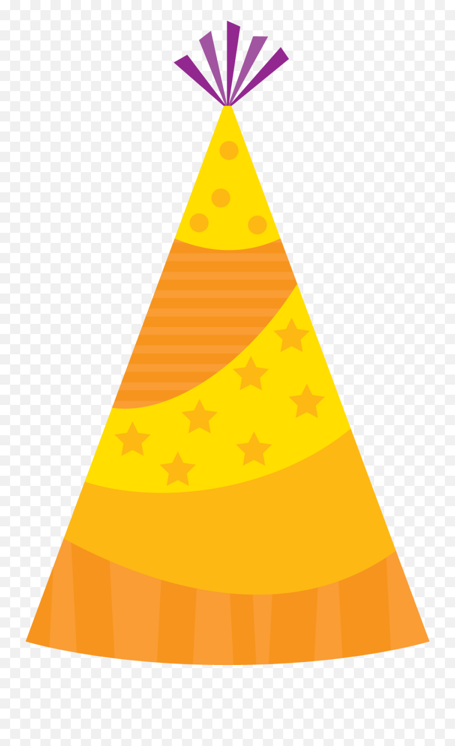 Yellow Birthday Hat Png Transparent Png - Clipart Birthday Hat Png Emoji,Birthday Hat Png